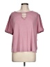 Louise Paris Pink Short Sleeve Top Size L - photo 1