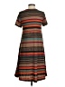 Lularoe Stripes Brown Casual Dress Size XXS - photo 2