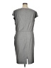 St. John Solid Gray Casual Dress Size 14 - photo 2