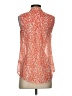 CAbi 100% Polyester Orange Sleeveless Blouse Size XS - photo 2
