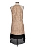 Bar III 100% Polyester Polka Dots Tan Casual Dress Size L - photo 2
