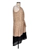 Bar III 100% Polyester Polka Dots Tan Casual Dress Size L - photo 4