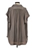 Assorted Brands 100% Polyester Gray Short Sleeve Blouse Size S - photo 2
