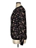 Maurices 100% Recycled Polyester Floral Black Jacket Size 14 (0) - photo 5