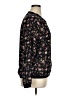 Maurices 100% Recycled Polyester Floral Black Jacket Size 14 (0) - photo 4