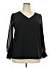 Holipick 100% Polyester Black Long Sleeve Blouse Size XXL - photo 1