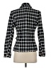 Aqua 100% Polyester Houndstooth Tweed Black Blazer Size S - photo 2