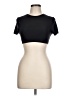 Aerie Black Short Sleeve Turtleneck Size L - photo 1