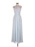 Amsale Blue Cocktail Dress Size 10 - photo 1