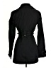 Express 100% Polyester Black Trenchcoat Size XS - photo 2