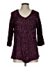 NY Collection Purple Pullover Sweater Size L - photo 1