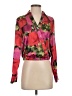 Karl Lagerfeld Paris 100% Polyester Red Long Sleeve Blouse Size XS (petite) - photo 1