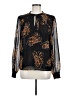 CAbi 100% Polyester Black Long Sleeve Blouse Size M - photo 1