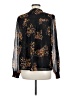 CAbi 100% Polyester Black Long Sleeve Blouse Size M - photo 2