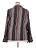 Ashley Stewart Stripes Silver Long Sleeve Blouse Size 22 - photo 2