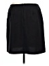 Requirements 100% Polyester Solid Black Faux Leather Skirt Size 14 - photo 2