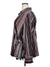 Ashley Stewart Stripes Silver Long Sleeve Blouse Size 22 - photo 5