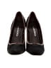 Ramon Tenza Animal Print Black Heels Size 6 1/2 - photo 2