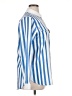 Unbranded Stripes Blue Long Sleeve Button-Down Shirt Size XL - photo 4