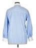 DAZY 100% Polyester Stripes Blue Long Sleeve Blouse Size XL - photo 2