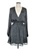 Leyden 100% Polyester Gray Casual Dress Size M - photo 1