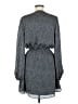 Leyden 100% Polyester Gray Casual Dress Size M - photo 2