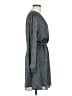 Leyden 100% Polyester Gray Casual Dress Size M - photo 4