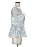 Heatherly 100% Polyester Blue Sleeveless Blouse Size XS - photo 4