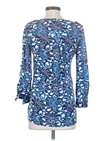Tory Burch 3/4 Sleeve Silk Top (view 2)