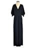 Diane von Furstenberg 100% Polyester Black Jumpsuit Size 0 - photo 1