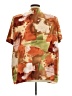 Maggie Barnes Tropical Orange Short Sleeve Blouse Size 3X - photo 2