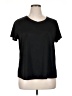St. John's Bay 100% Polyester Solid Black Short Sleeve T-Shirt Size 1X - photo 1