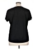 St. John's Bay 100% Polyester Solid Black Short Sleeve T-Shirt Size 1X - photo 2
