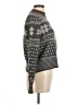Holebrook Sweden Print Gray Pullover Sweater Size M - photo 4