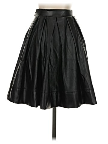 Bebe Faux Leather Skirt (view 2)