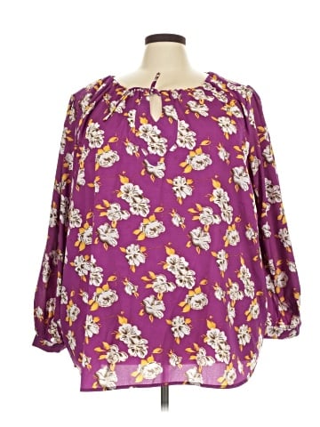 Woman Within 3/4 Sleeve T-Shirt (view 1)