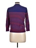 J.Crew Stripes Purple 3/4 Sleeve Button-Down Shirt Size L - photo 2
