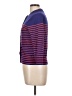 J.Crew Stripes Purple 3/4 Sleeve Button-Down Shirt Size L - photo 5