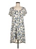 Komil Print Blue Short Sleeve Blouse Size M - photo 1