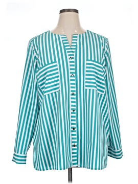Dennis By Dennis Basso 3/4 Sleeve Blouse