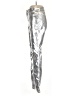 Gap 100% Polyester Metallic Silver Casual Pants Size 8 (tall) - photo 5