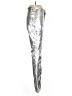 Gap 100% Polyester Metallic Silver Casual Pants Size 8 (tall) - photo 4