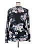 Timeson 100% Polyester Black Long Sleeve Blouse Size 3X - photo 2