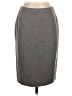 Escada Chevron-herringbone Gray Formal Skirt Size EU 34 / US 4 - photo 1