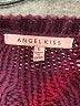 Angel Kiss Burgundy Pullover Sweater Size L - photo 7
