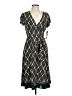Donna Morgan Argyle Black Casual Dress Size 14 - photo 1