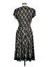 Donna Morgan Argyle Black Casual Dress Size 14 - photo 2
