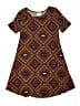 Lularoe Argyle Brown Dress Size 12 - photo 1