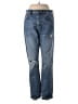 Zara Hearts Blue Jeans Size 6 - photo 1