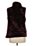 Assorted Brands 100% Polyester Burgundy Faux Fur Vest Size M - photo 2
